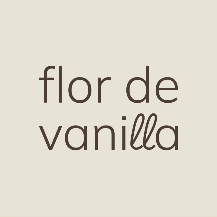 logotipo flor de vanilla