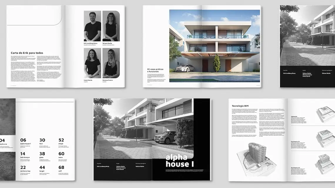 mockup paginas revista studio era